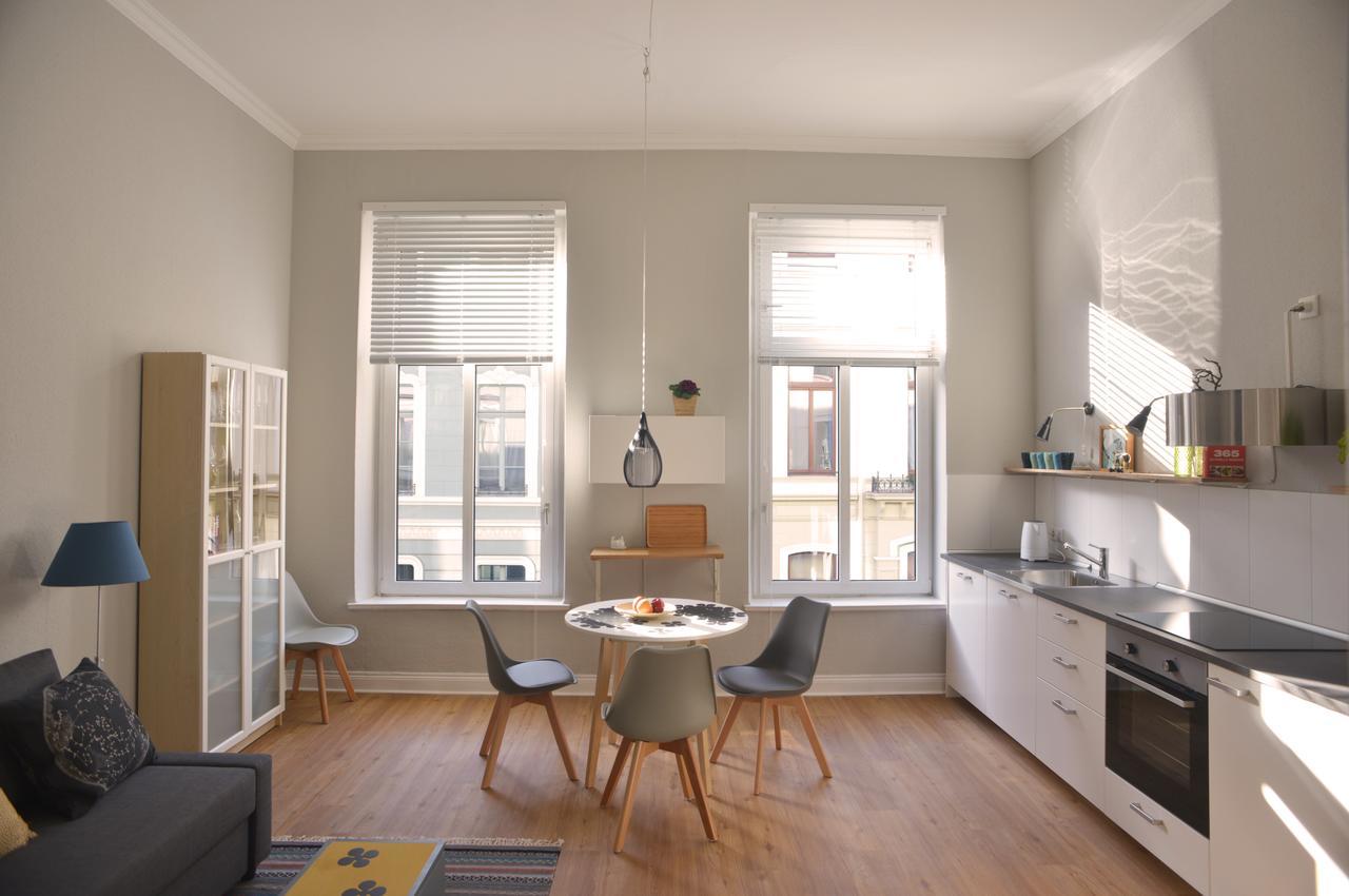 City-Apartment Reger Privatparkplatz Krefeld Bagian luar foto